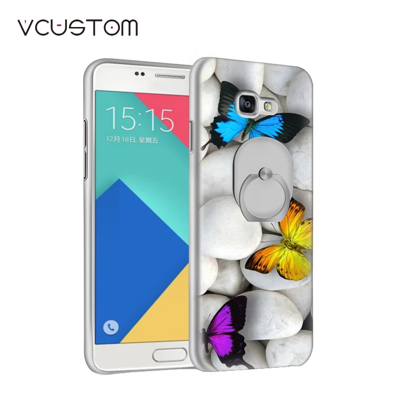 Vcustom кольцо держатель белый тяжелых случаях для Samsung Galaxy A3 2016 A310 A310F Телефон чехол 3
