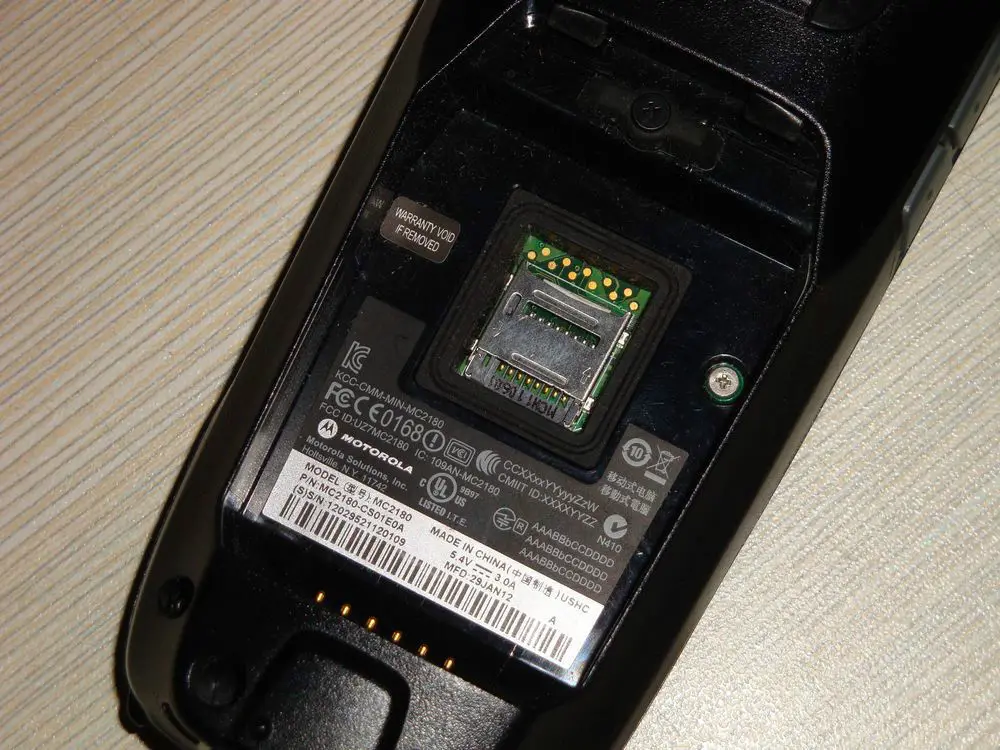 Motorola MC2180 2 8 &quotсенсорный мобильный компьютер 1d-линейный Imager W/O аккумулятор с