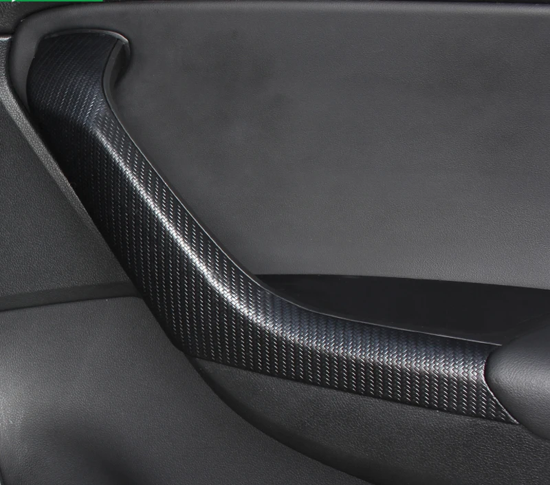 

4pcs PU for SKODA KODIAQ Car door Handrail decorate sticker Improvement creaking problem