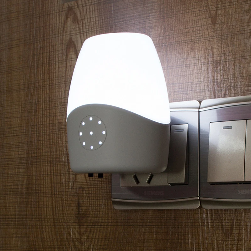 Перезаряжаемая Ночная светодиодная настенная лампа для спальни автоматическое