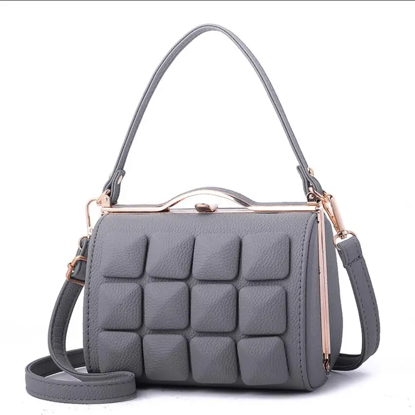 Модные Simple three dimensional коробка узор сумка|messenger bag|bag fbag fashion |