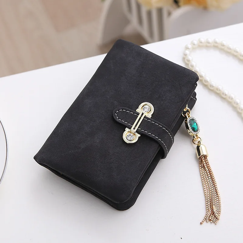 Brand Fashion Women Hasp Short Wallet Ladies Card Bag For 2019 Clutch Female Purse Money Clip F0045 | Багаж и сумки