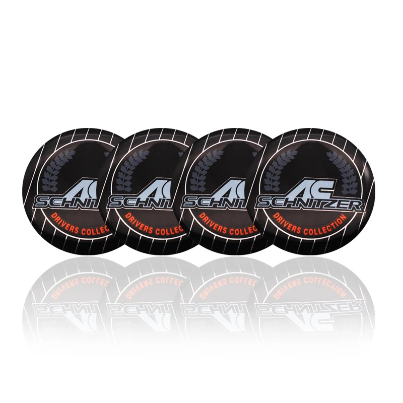 4PCS/Set Car Wheel sticker Hub cap labeling Emblem Sticker styling For BMW AC Schnitzer E46 E39 E90 E36 E34 F10 F15 E53 X5 X6 | Автомобили