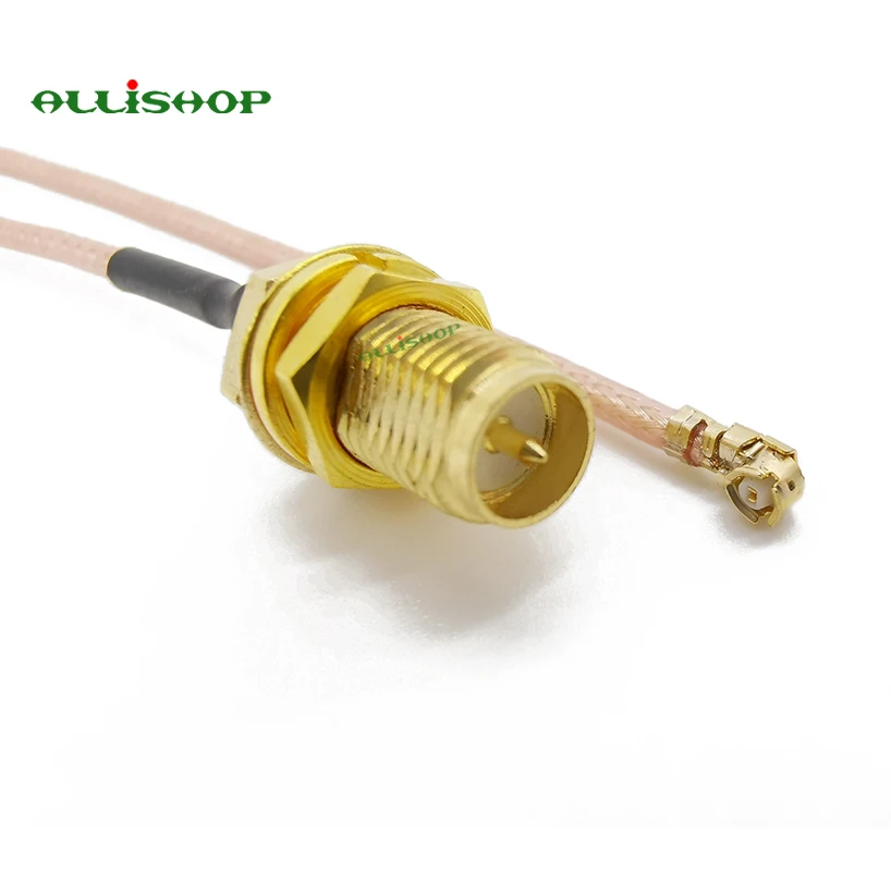Антенный Разъем AlliSHOP ipx pigtail rp sma гнездо броши в ipex u.fl кабель 20 см 25 30 50