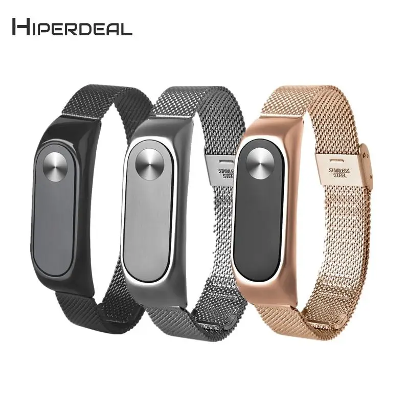 HIPERDEAL 3 цвета для XIAOMI MI Band 2 Смарт часы розового золота серебристого черного