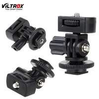 viltrox dc 50p 14 screw hot shoe mount adapter adjustable angle pole for dslr camera flash led light monitor