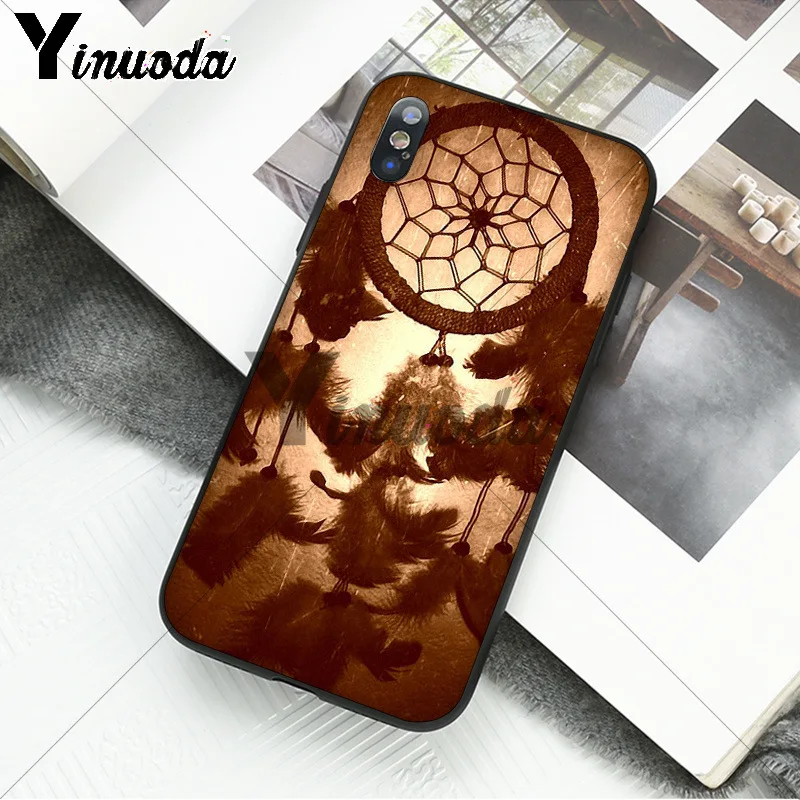 11pro MAX резной винтажный Ловец снов колокольчик умный чехол для телефона Apple iPhone 8 7 6