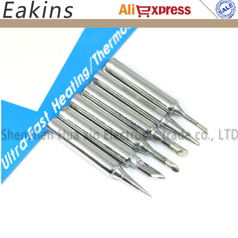 Бесплатная доставка GJ бессвинцовый Электрический паяльник наконечник 6/шт I 2C 3C 4C