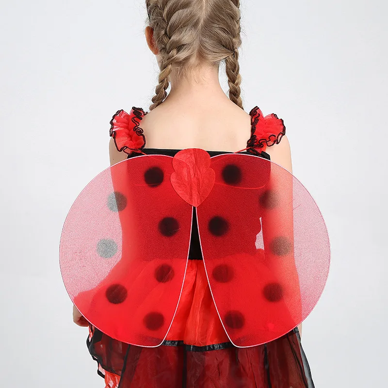 New Baby Girls Cartoon Ladybug Dresses Children Cosplay Princess Dress Kids Fancy Party Halloween Costume Clothes 3-7 Y vestido | Детская