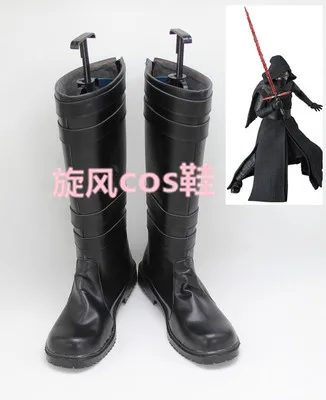 Kylo Ren/ботинки героя для костюмированной вечеринки Обувь черного цвета на заказ