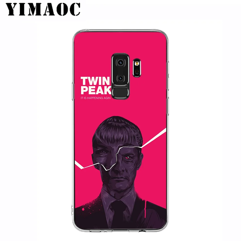 YIMAOC Twin Peaks Soft Silicone Case for Samsung Galaxy S10 S10E S9 S8 Plus S7 S6 Edge &amp Note 9 8 Cover |