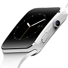 X6 Смарт-часы Bluetooth ответциферблат камера TF SIM карта фитнес-трекер Спорт напоминание браслет для телефона Android PK DZ09 A1
