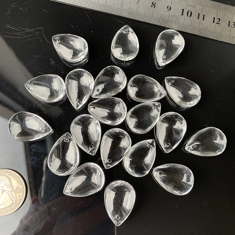 Новая капля воды Suncatcher Гладкий кристалл кулон люстра с хрустальными подвесками часть бисера Центр прозрачного стекла украшения DIY поставка