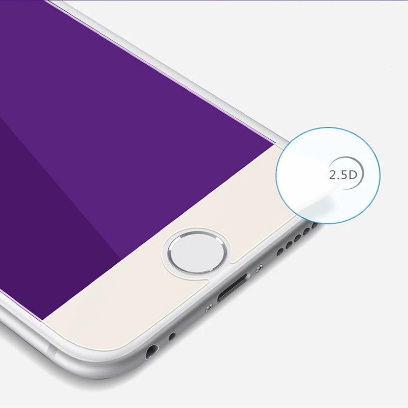 Защитное стекло 2.5D 9H для iphone 6 7 5 s se 6s 8 plus XS max XR|Защитные стёкла и плёнки телефонов|