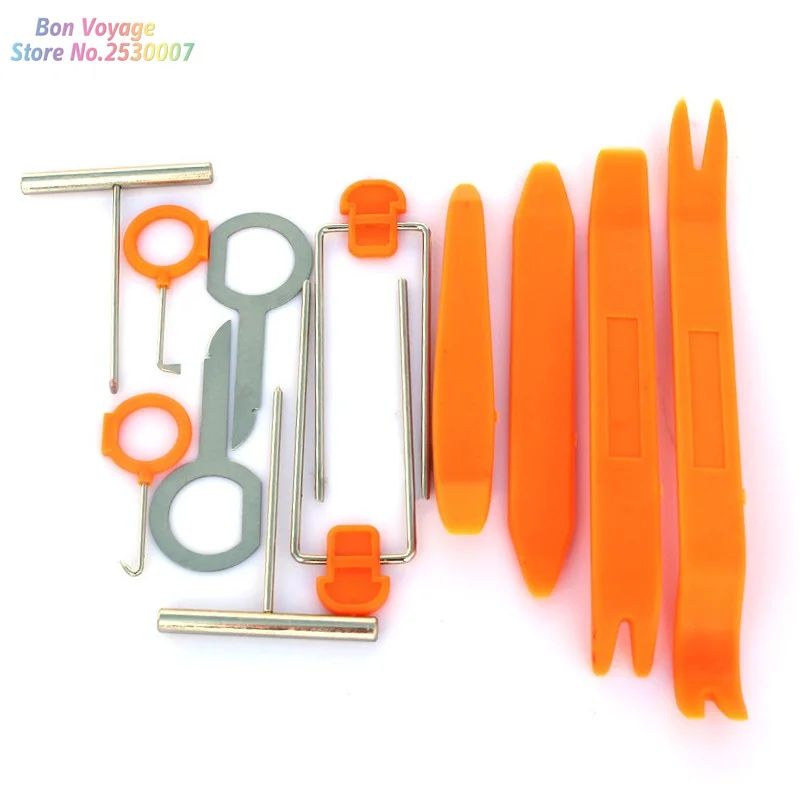 12 шт. прищепка для двери автомобиля панели радио инструмент Volkswagen POLO Tiguan Passat Golf