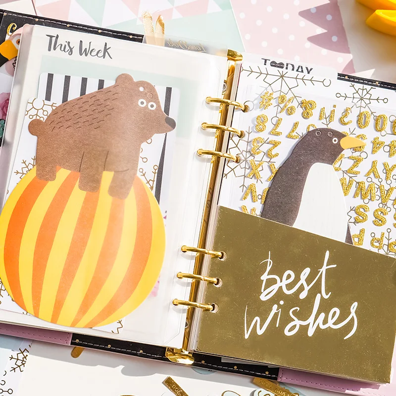 A5 A6 A7 papelaria filofax 6 отверстий вкладыш для хранения страниц блокнот Органайзер наполнитель бумаги