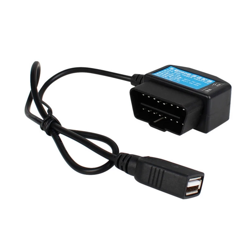 Автомобильный видеорегистратор линия OBD Power Treasure 12 В Micro USB кабель блока