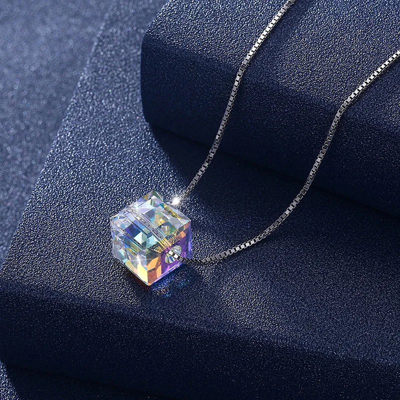 Серьги-подвески женские из серебра 925 пробы с кристаллами | Украшения и