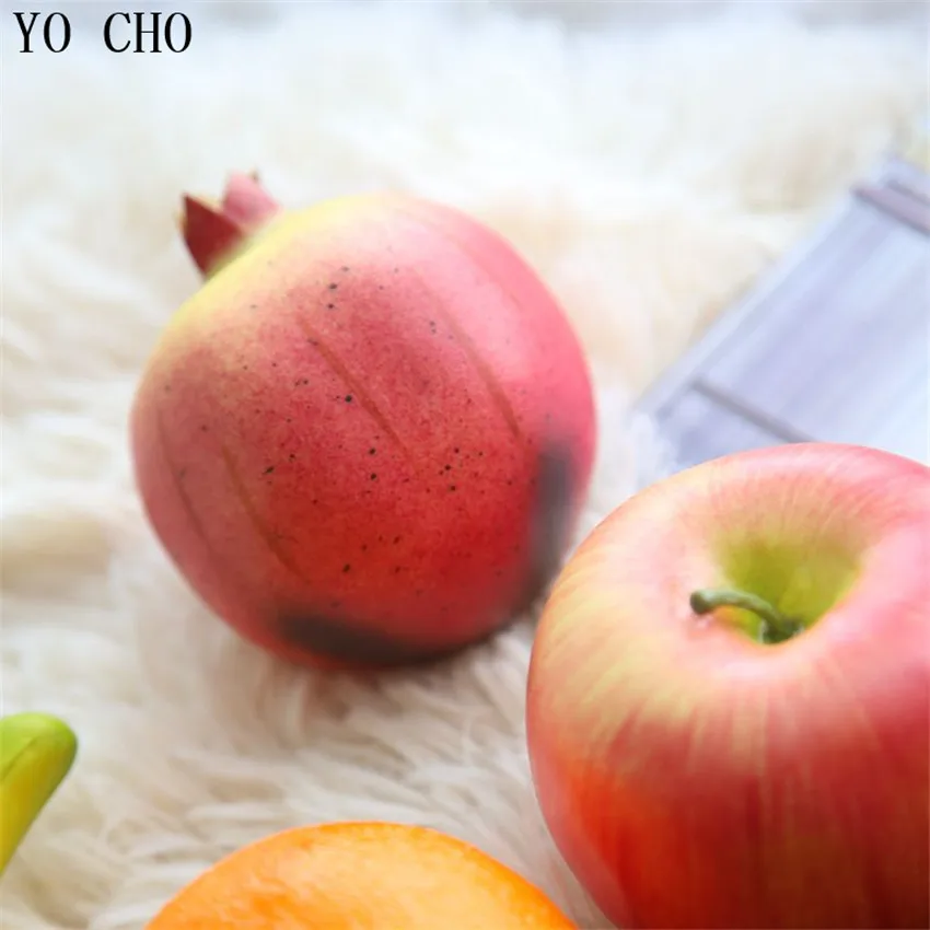 YO CHO искусственные фрукты и модель овощей фрукт из пенопласта фруктовое блюдо ПВХ