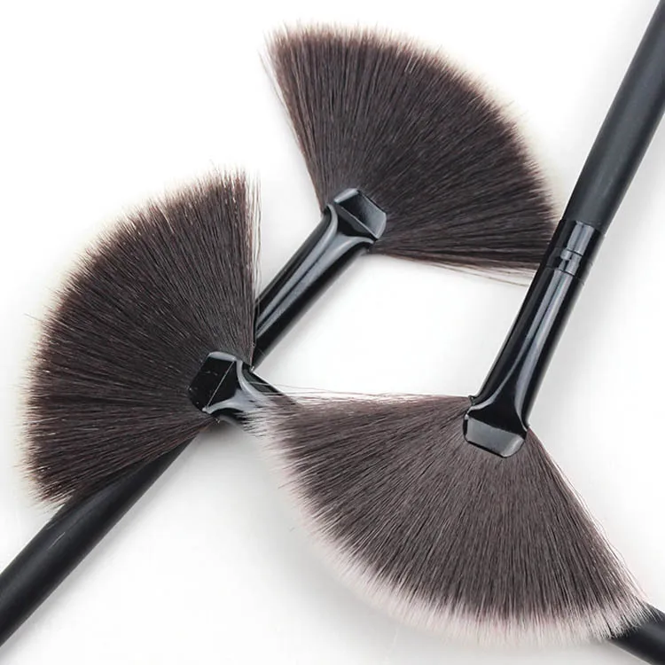 Шелковое волокно сгибающаяся маленькая кисть с вентилятором популярная