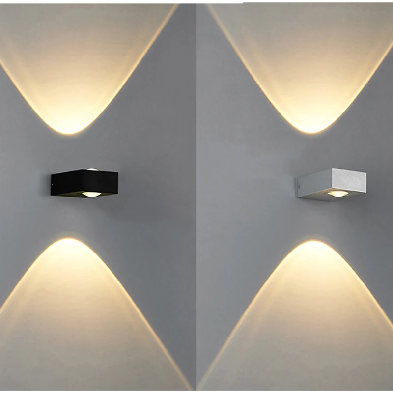 2020 UP and Down LED Wall Lamp Modern Sofa Backdrop Corridor Hallway Light Fixtures sconce loft AC220V bathroom lighting | Лампы и