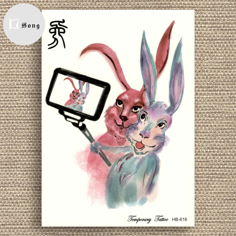Временные искусственные татуировки водонепроницаемые наклейки китайские