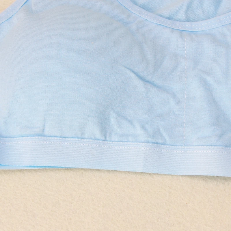 

Young Girls Training Bra Soft Breathable Cotton Bra Teenage Underwear Children Kids Sport Wireless Puberty Bras