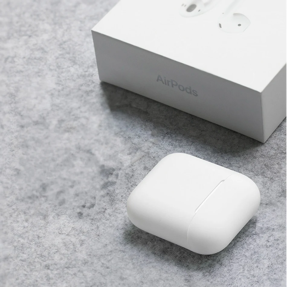 Официальный беспроводной Bluetooth чехол для наушников для Apple Airpods 1 2 Чехол для зарядного устройства для Airpods мягкий силиконовый тонкий Чехол