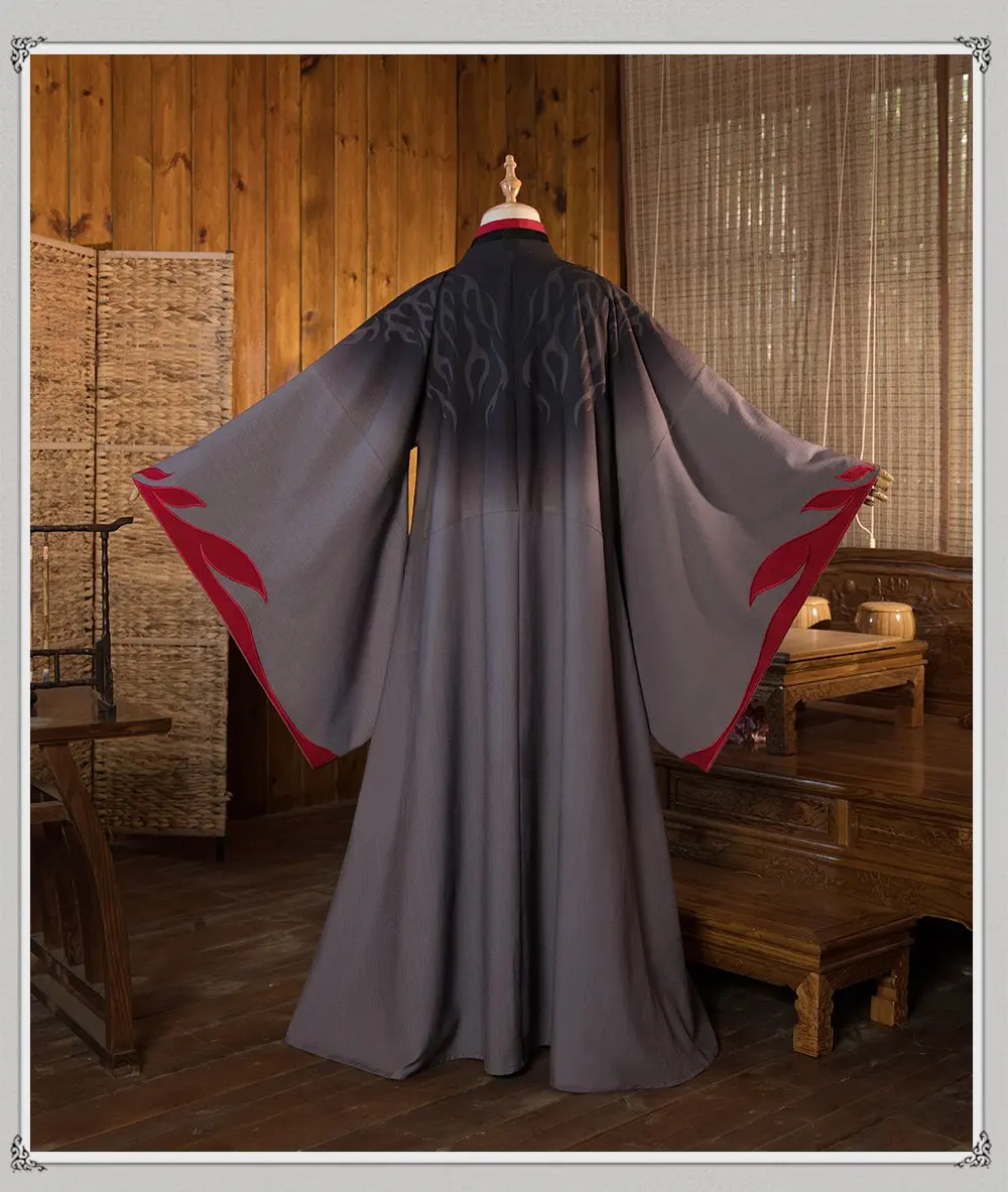 [Только пальто] Wei Wuxian The Yiling Косплей гроссмейстер демонического культивирования костюм Wei Wuxian Mo Dao Zu Shi мужской костюм