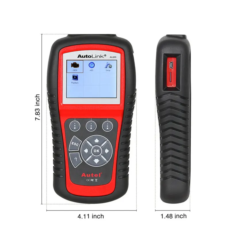 Оригинальный Autel AutoLink AL609 ABS CAN OBDII диагностический инструмент Диагностика кодов