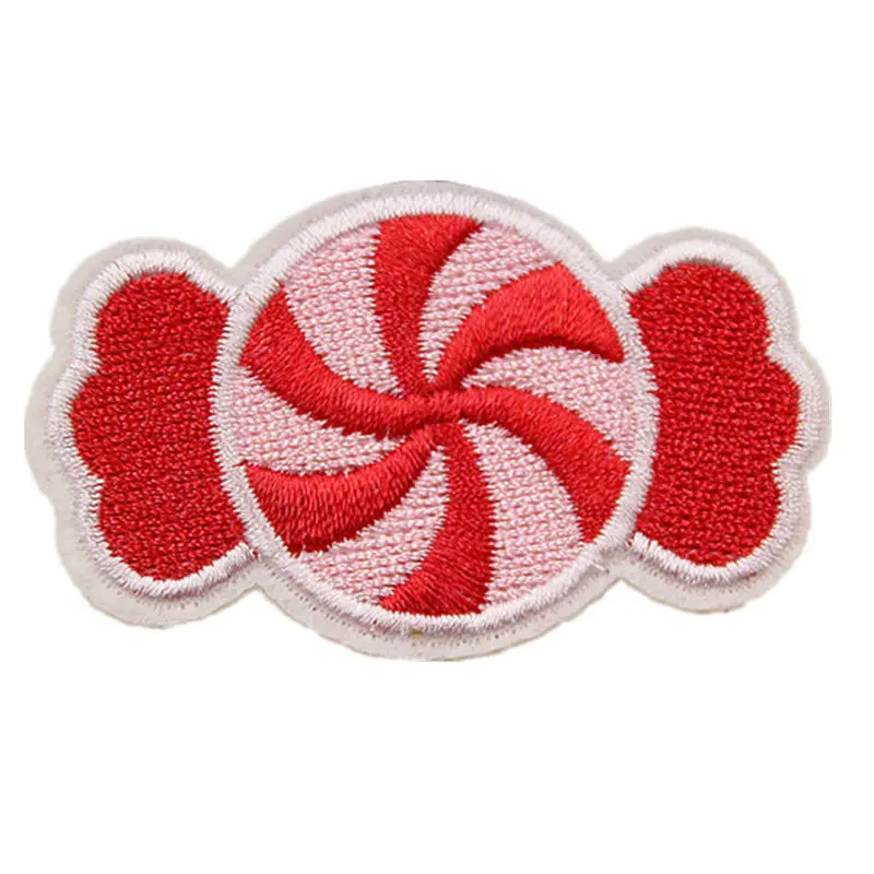 Мультфильм конфеты вышитые шить утюжок на патчи сахар значок для сумки джинсы