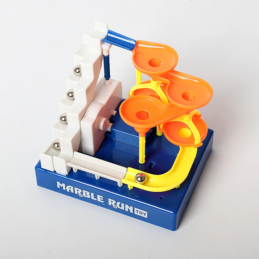 DIY Marble Run электронная Строительная лестница лабиринт шары строительные блоки