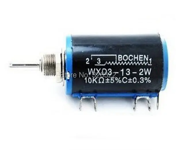 2 шт. НОВЫЙ WXD3 13 2W 10 К ом Ротари Многооборотный Проволочный Потенциометр|potentiometer resistance|potentiometer 10kpotentiometer types |