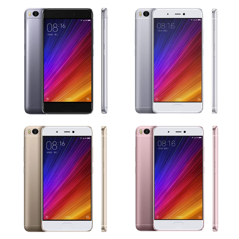 Original Xiaomi Mi5s Mi 5S Mobile Phone 3GB RAM 64GB ROM Snapdragon 821 Quad Core 5.15"Inch 1920x1080P Fingerprint ID MIUI 8 | Мобильные