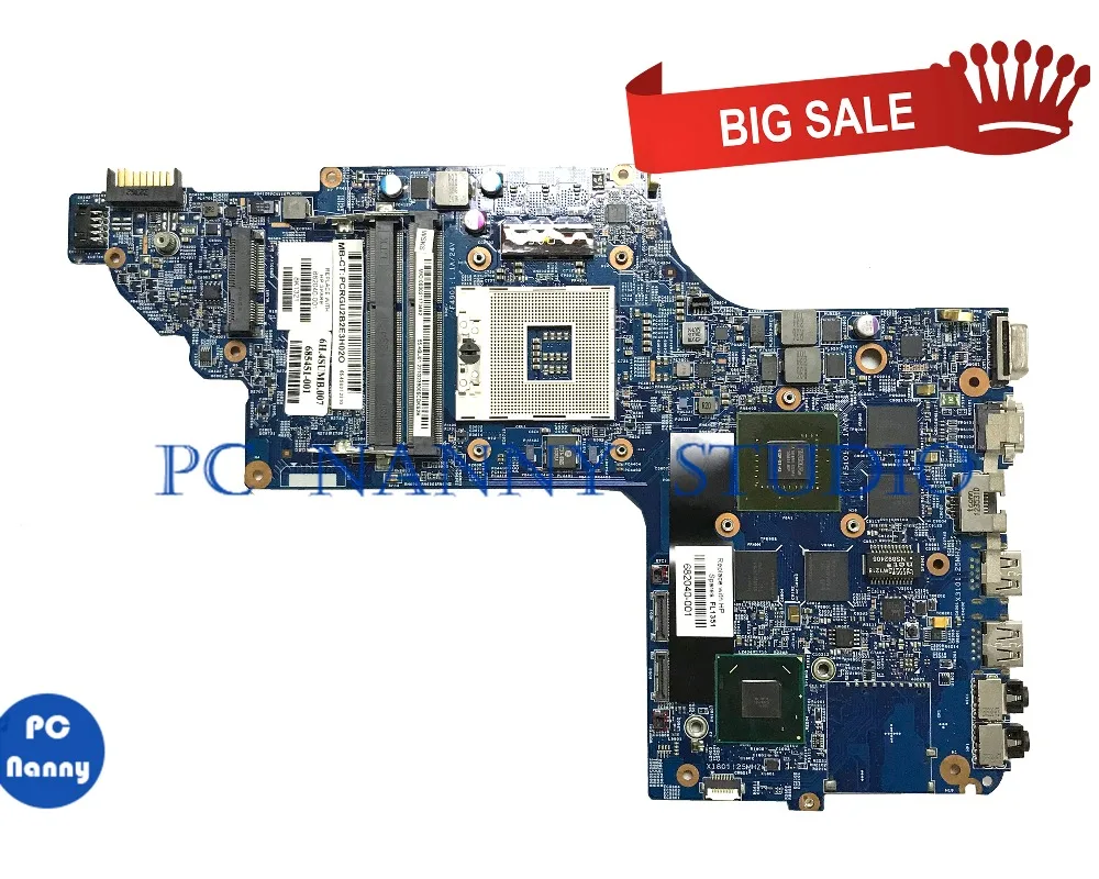 

ПК Няня для HP pavilion DV7-7000 Материнская плата ноутбука 682040-001 682040-501 GT650M 2G протестирована