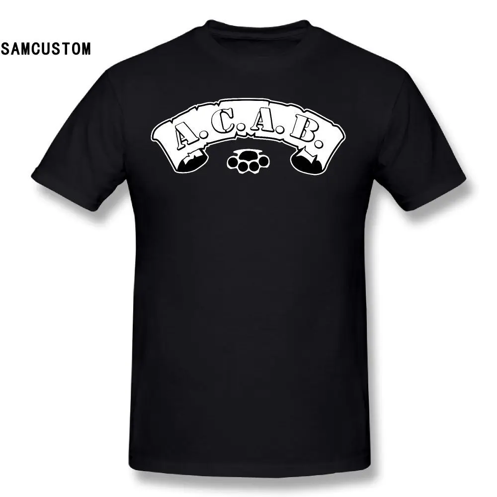 SAMCUSTOM Мужская Персонализированная креативная футболка acab с 3D принтом футболки
