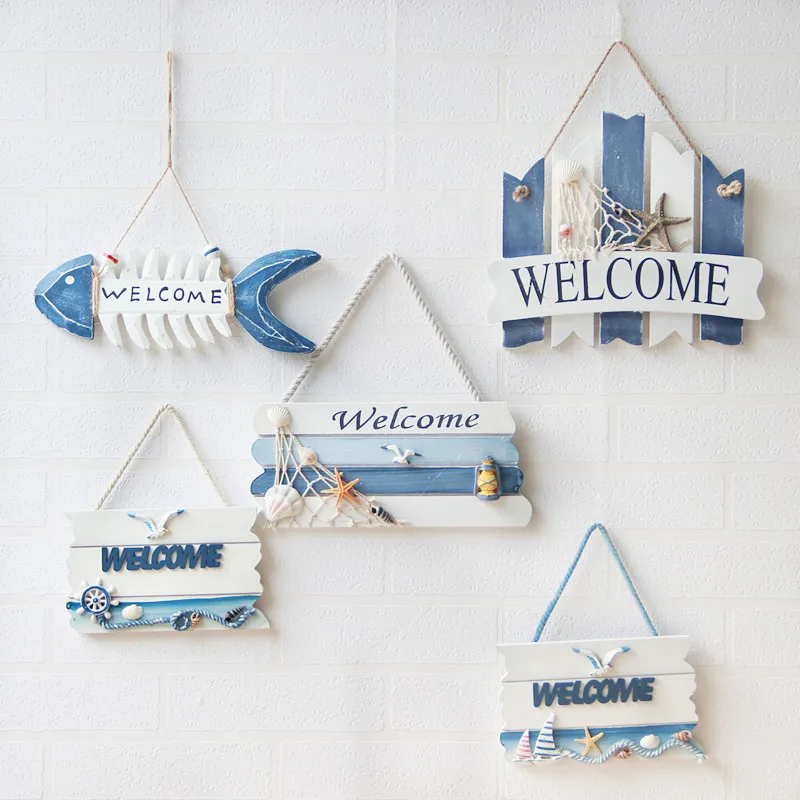 Средиземноморский стиль приветствуются настенные деревянные украшения