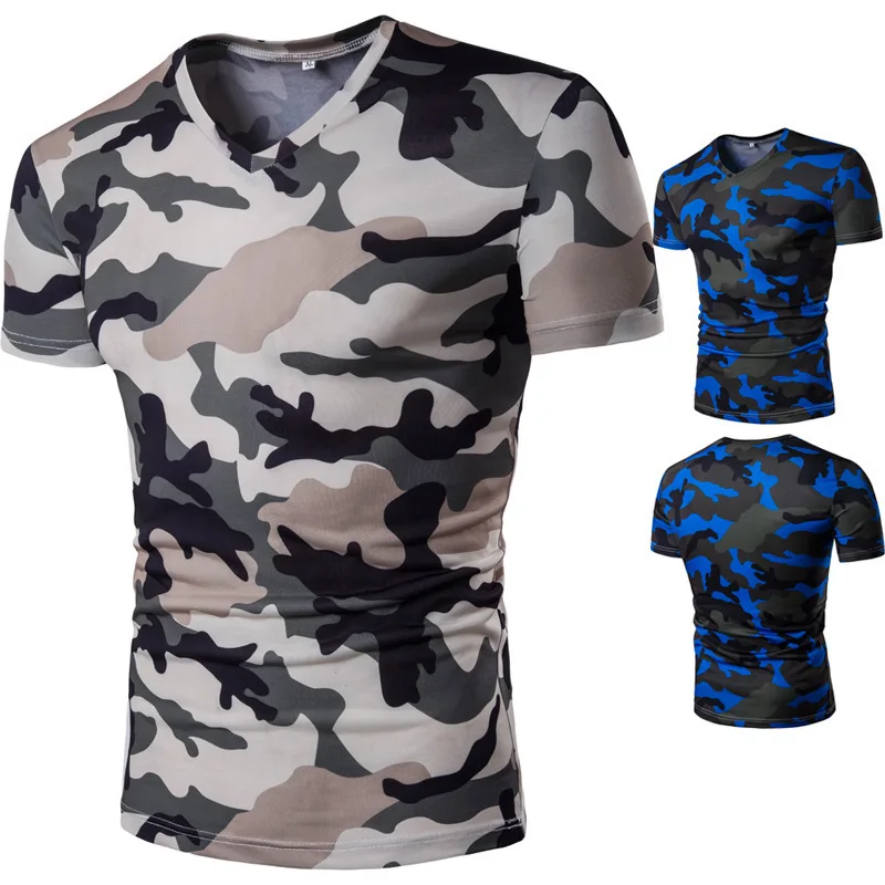 

2018 Summer Wear New Pattern Fashion Camouflage Short Sleeve T Pity Male Will Code Men's Rendering T-shirt stranger things oodji