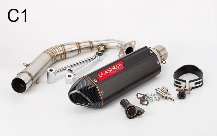 YW125 ZUMA125 BWS150 BWS125 выхлопная труба мотоцикла среднего контакта глушитель дБ убийца