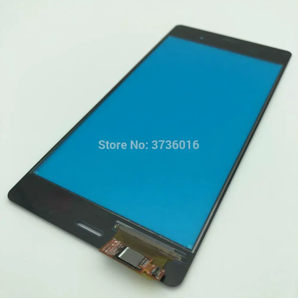 Copy quality tempering Glass with touch for Sony Z3 LCD digitizer touch screen panel replacement for mobile phone repair