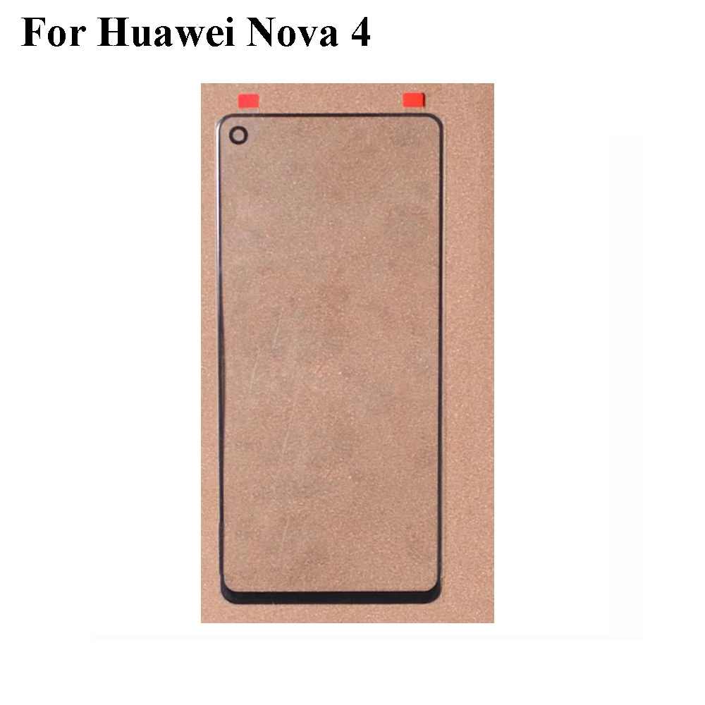 Для Huawei Nova 4 Передняя ЖК-стеклянная линза сенсорный экран Внешний Для Huawei Nova4 оболочка VCE-AL00/TL00 стекло без гибкого трубопровода