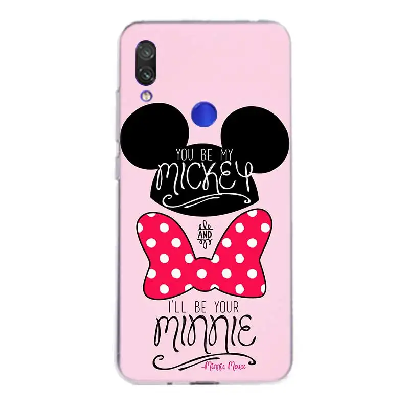 Minnie Mouse Girls Cute Silicone Case For Xiaomi Redmi Y3 S2 Y2 Note 7 6 5 Pro 4 4X 5A 6A Pocophone F1 Mi 8 A2 lite 9 A1 Cover |