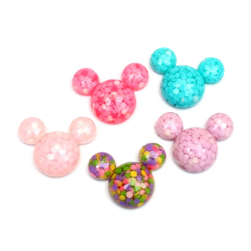 

10-20Pcs Mixed Bling Resin Cabochon Decoration Crafts Flatback Kawaii DIY Embellishments For Scrapbooking Accessories