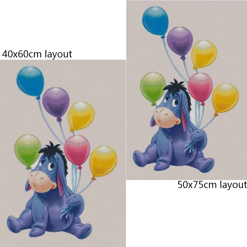 Набор для алмазной вышивки сделай сам мозаика из страз мультяшная корова полная