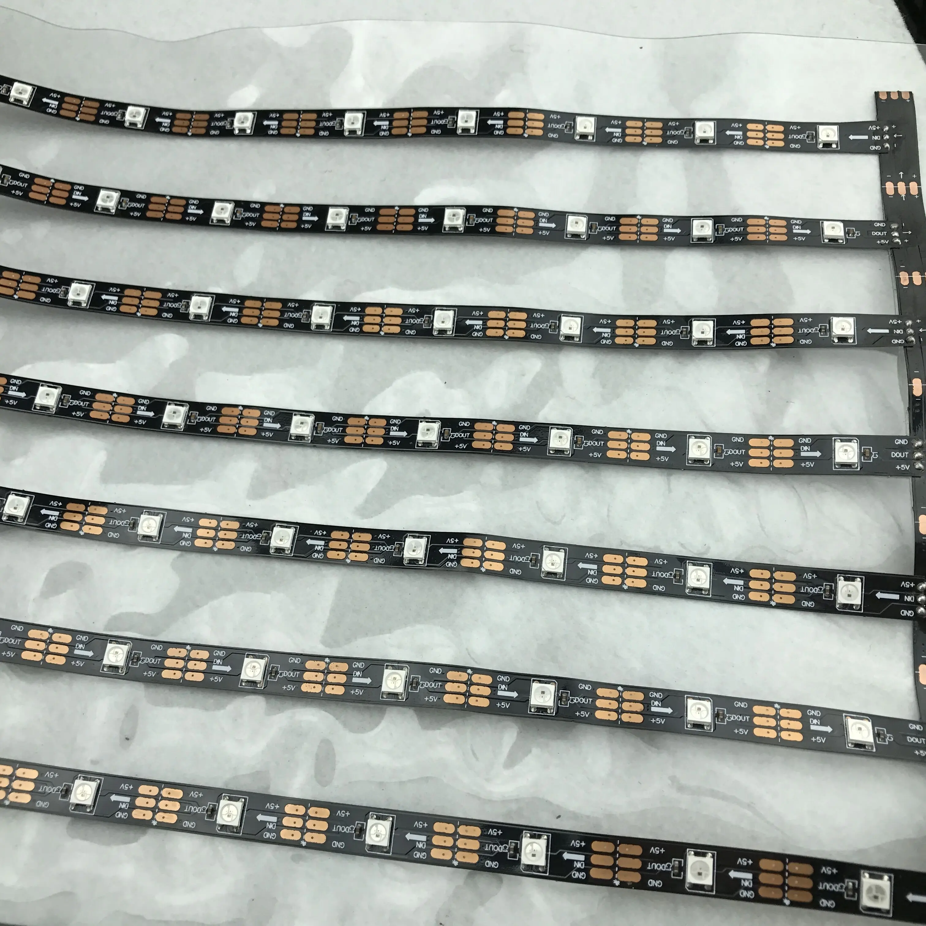 

30*30 pixels addressable RGB full color SK6812 Flexible LED Pixel Panel Light;30leds/m;DC5V;panel size:100cm*100cm;BLACK PCB