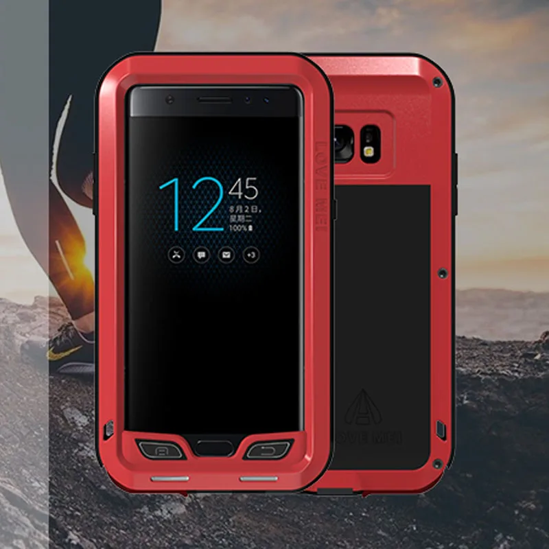 LOVEMEI for Galaxy Note FE Waterproof Powerful Metal Case Luxury Aluminum Dirt Shockproof Cover 2017 Samsung GALAXY |