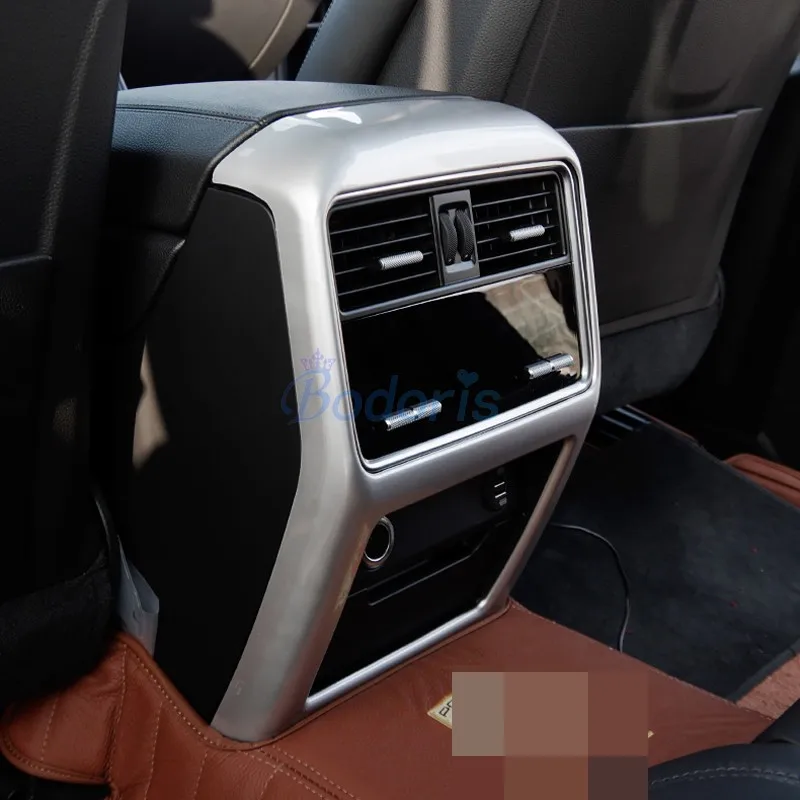 Для Porsche Cayenne 2018 2019 внутренняя отделка на заднее сиденье переменного тока крышка