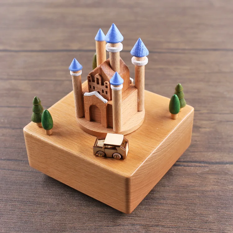 Подарок на день Святого Валентина деревянная музыкальная шкатулка|music box|wooden music