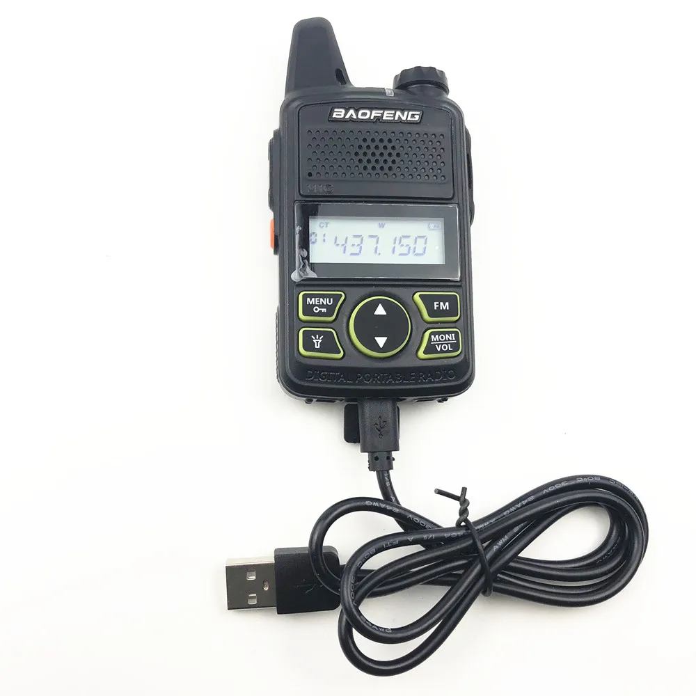 2 шт. Baofeng BF-T1 мини Детская портативная рация Ham двухстороннее радио comunicador BFT1 портативная рация USB HF трансивер