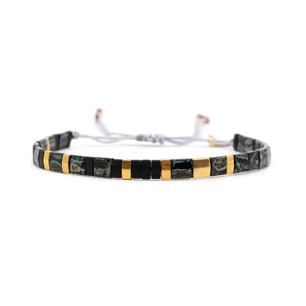 MI-B190125D Colorful Go2boho Miyuki Tila браслет с бусинами, браслеты для женщин, Летний пляж, Boho Pulseras Mujer, ювелирные изделия, красочные, Insta Janpan Miyuki joyeria - Окраска металла: MI-B190125D Colorful